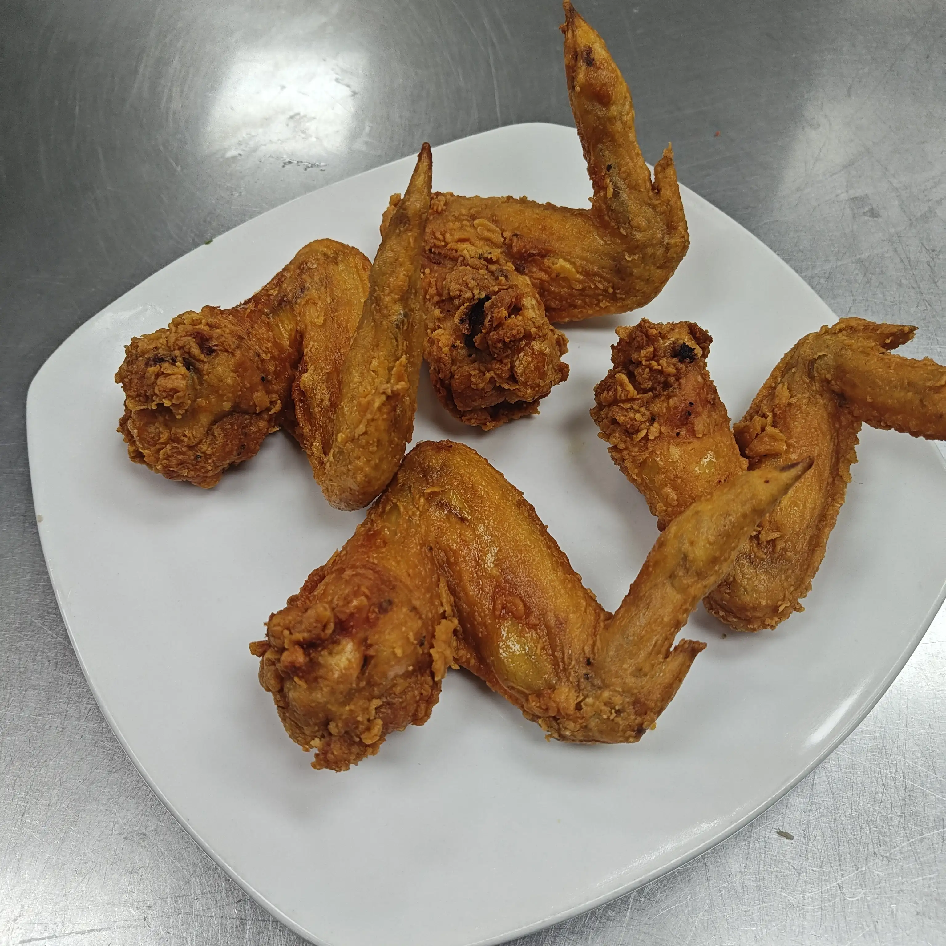 Fried Jumbo Chicken Wings.