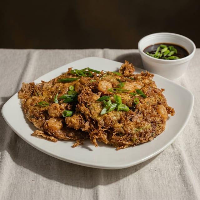 Mushroom Egg Foo Young.