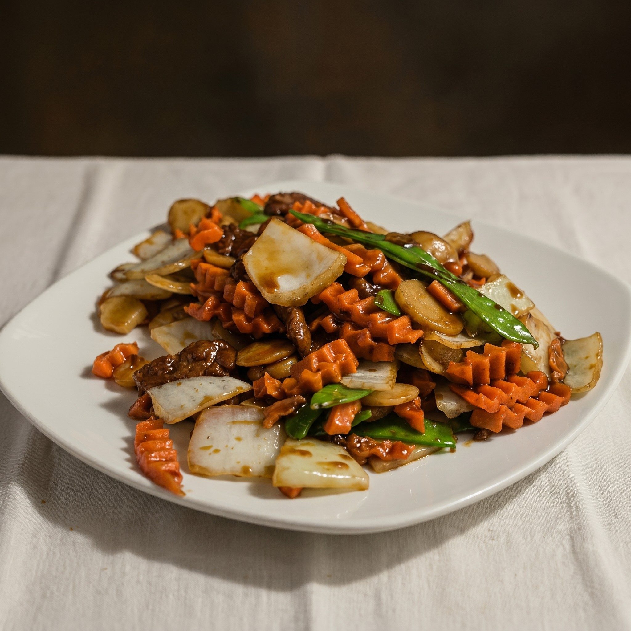 Beef with Chinese Vegetable.