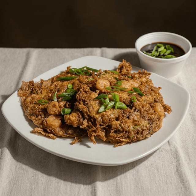 Mushroom Egg Foo Young.