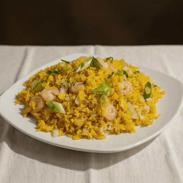 Fresh Shrimp Fried Rice.