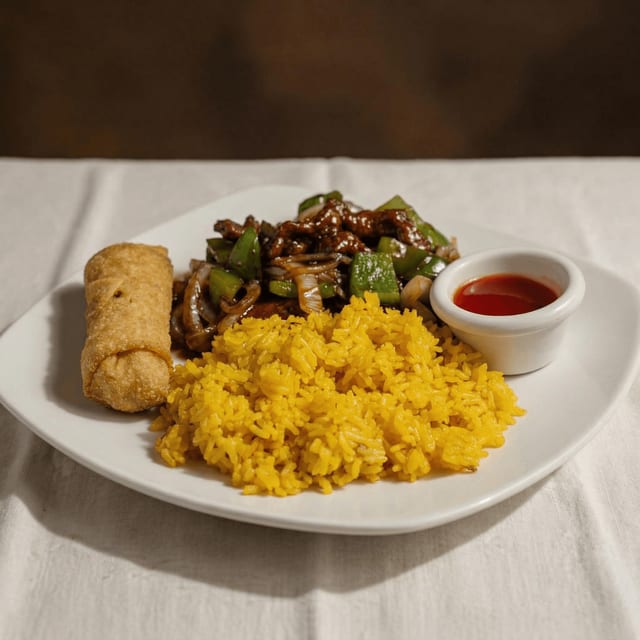 Pepper Steak Combo.