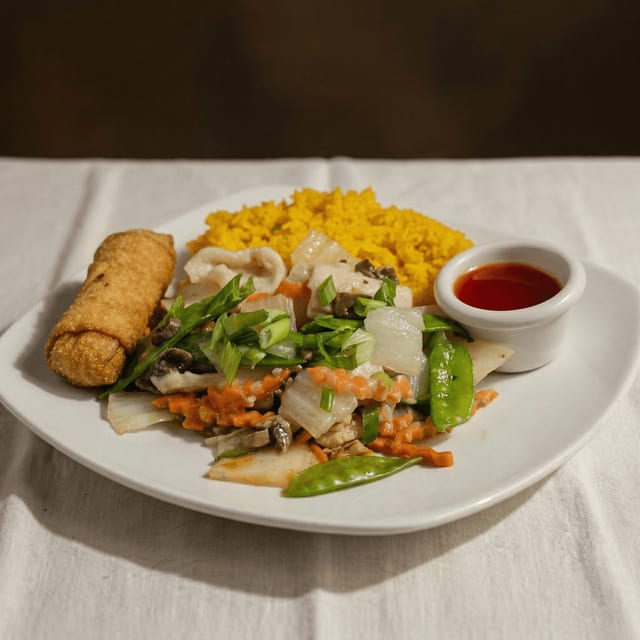 Moo Goo Gai Pan Combo.