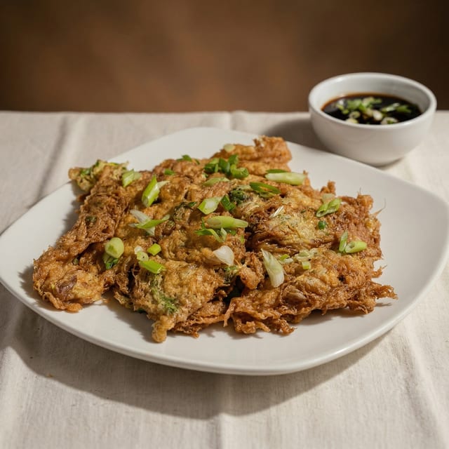Vegetable Egg Foo Young.