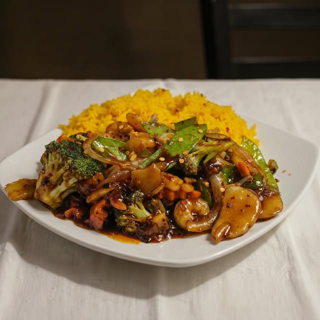 Szechuan Beef or Chicken.