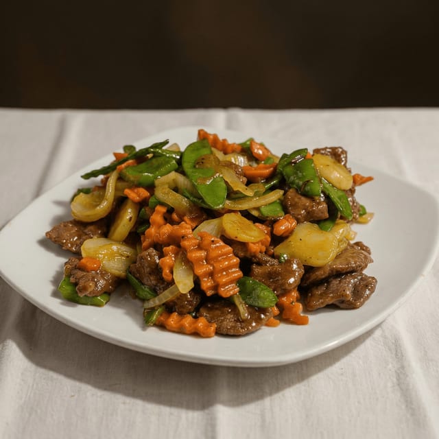 Curry Beef with Onion.