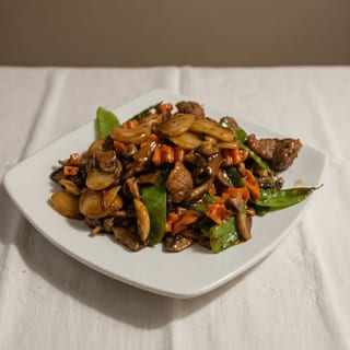 Beef with Fresh Mushroom