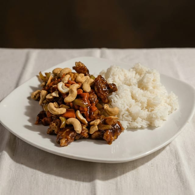 Chicken with Cashew Nuts.