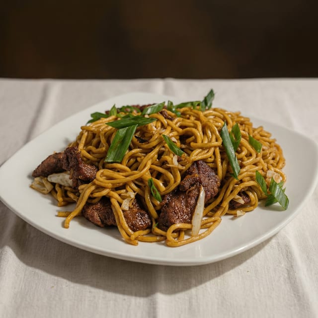 Beef Lo Mein.