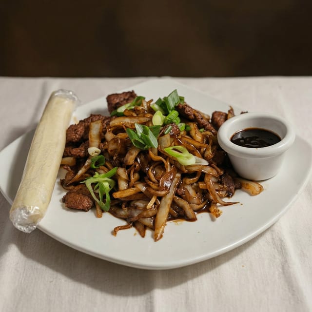 Moo Shu Beef.