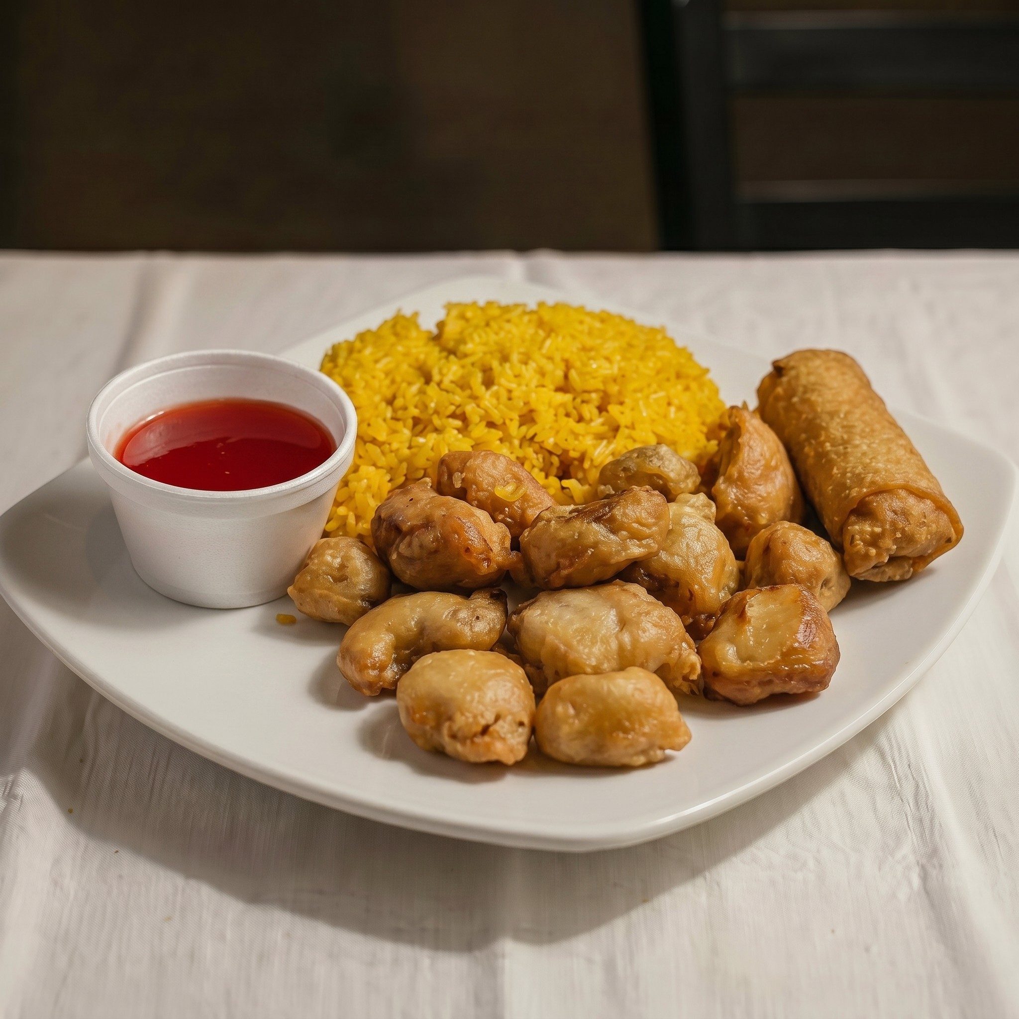 Sweet & Sour Chicken or Pork Combo.