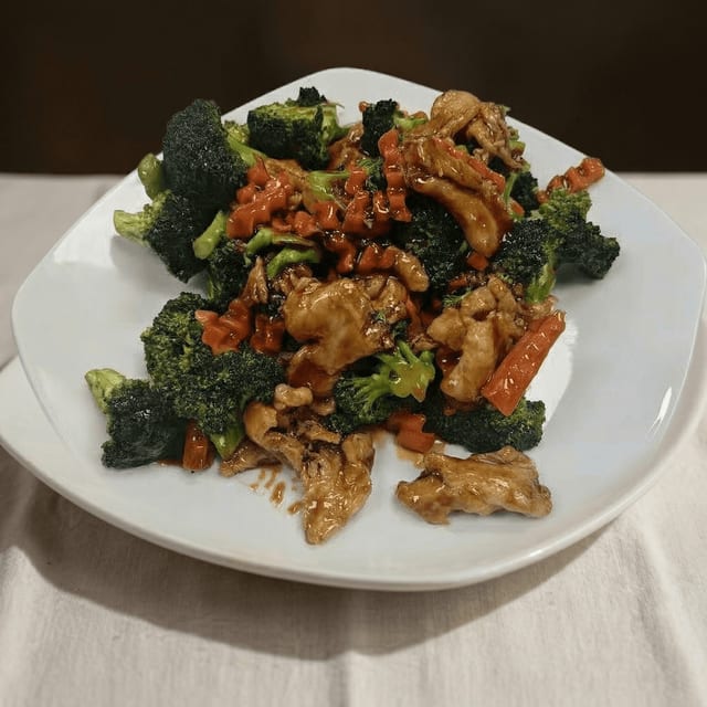 Chicken with Broccoli.