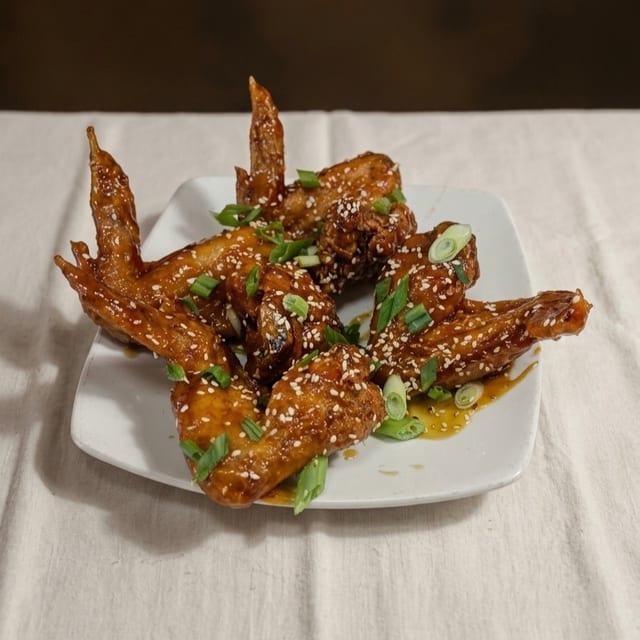 Sesame Chicken Wings.