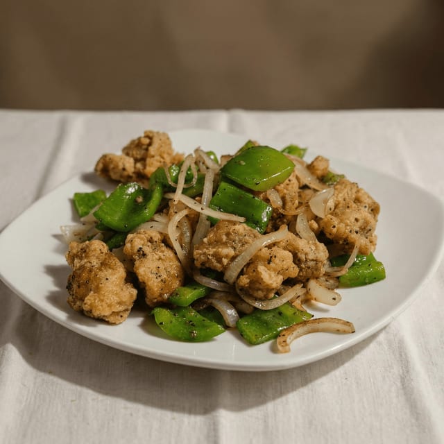 Salt & Pepper Chicken.