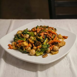 Fresh Scallops with Garlic Sauce