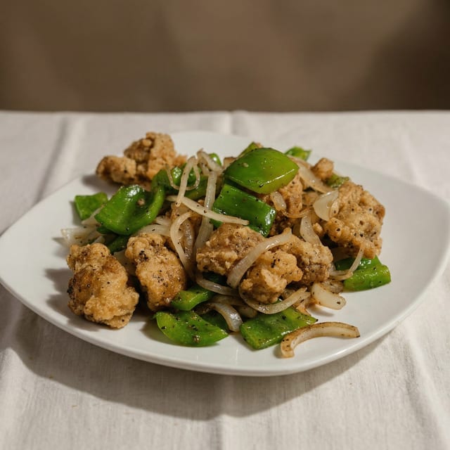 Salt & Pepper Chicken.