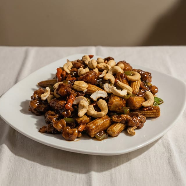 Chicken with Cashew Nuts.