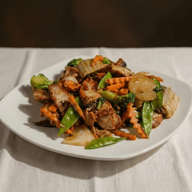 Chicken with Chinese Vegetable.