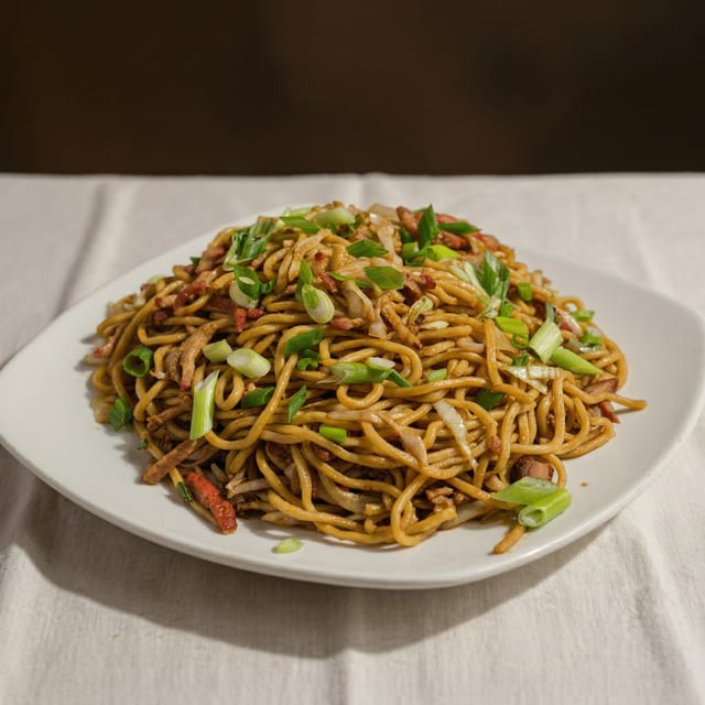 Roast Pork Lo Mein.
