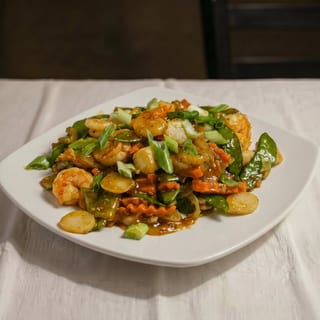 Fresh Jumbo Shrimp Curry Style