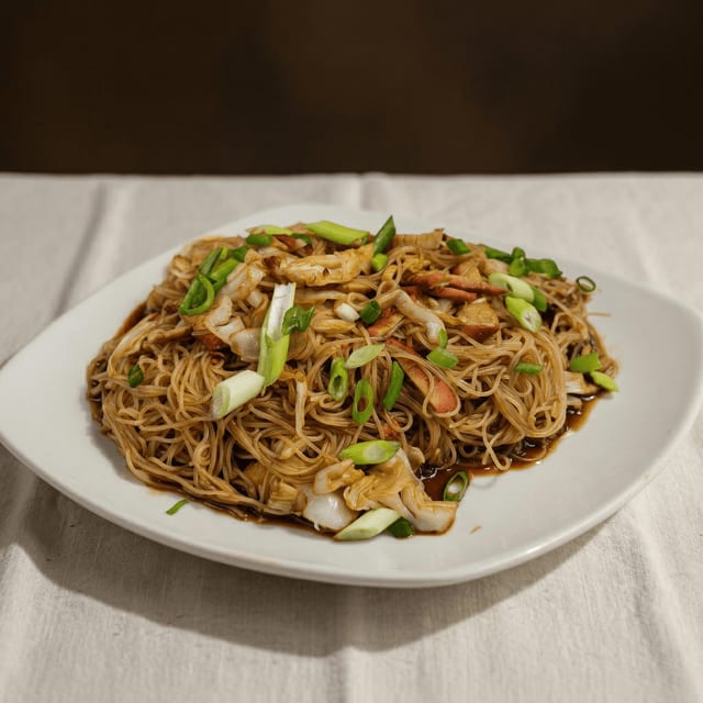 Roast Pork Chow Mai Fun.