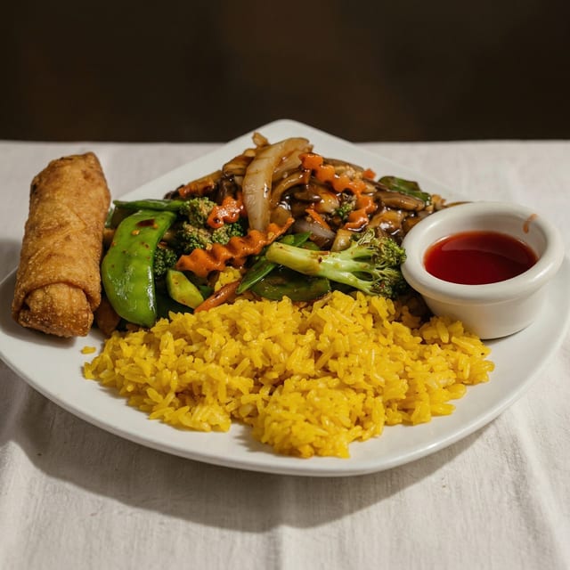 Szechuan Beef or Chicken or Fresh Baby Shrimp Combo.