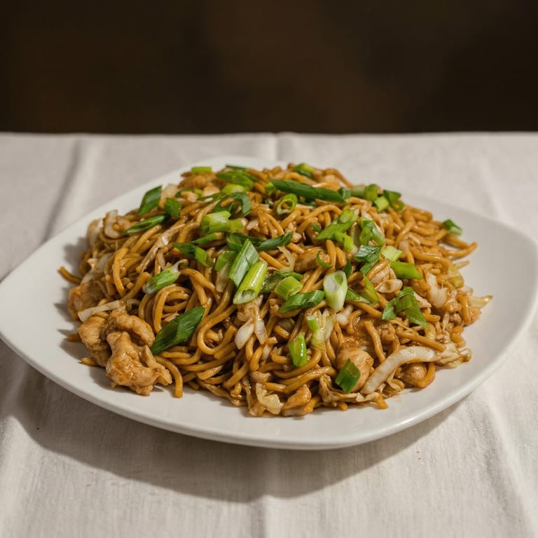 Delicious Chicken Lo Mein