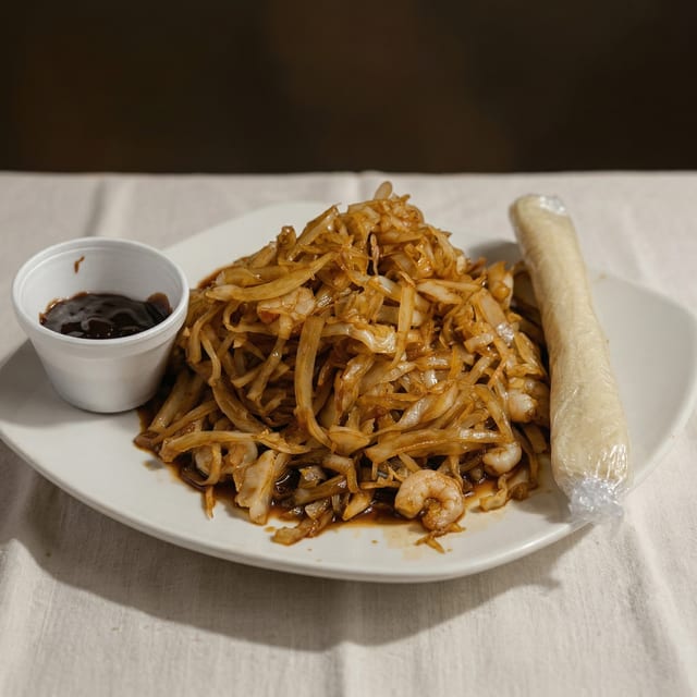 Moo Shu Fresh Baby Shrimp.