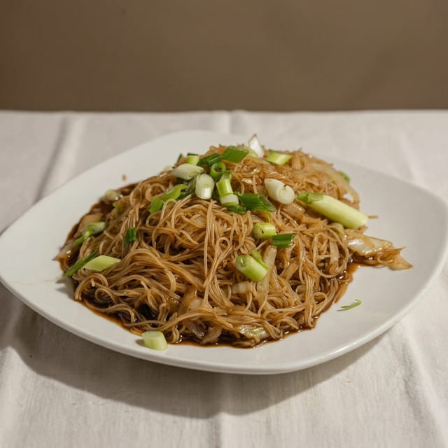 Vegetable Chow Mai Fun.