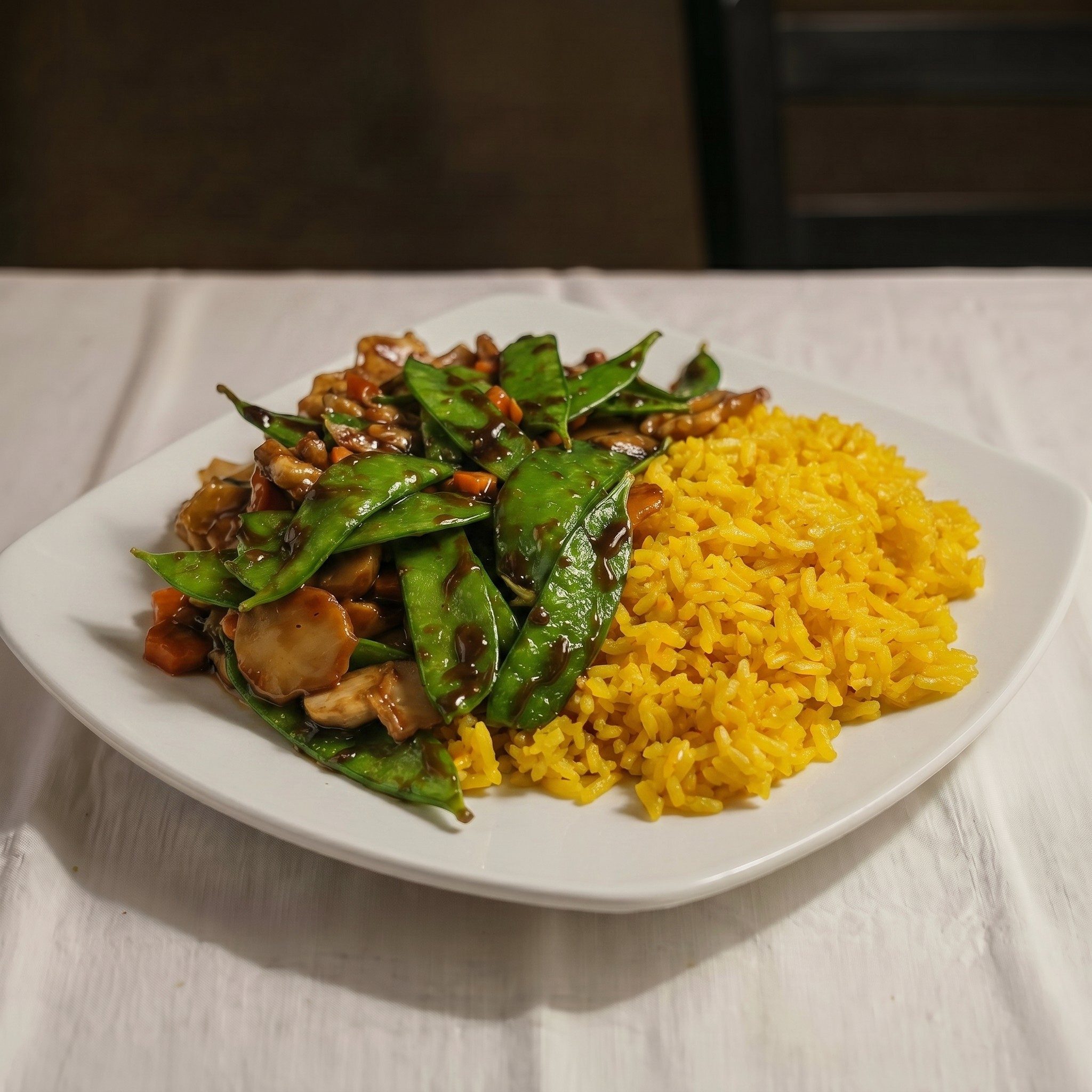 Chicken with Snow Peas.