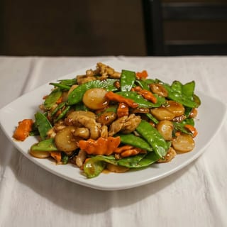 Chicken with Snow Peas^@