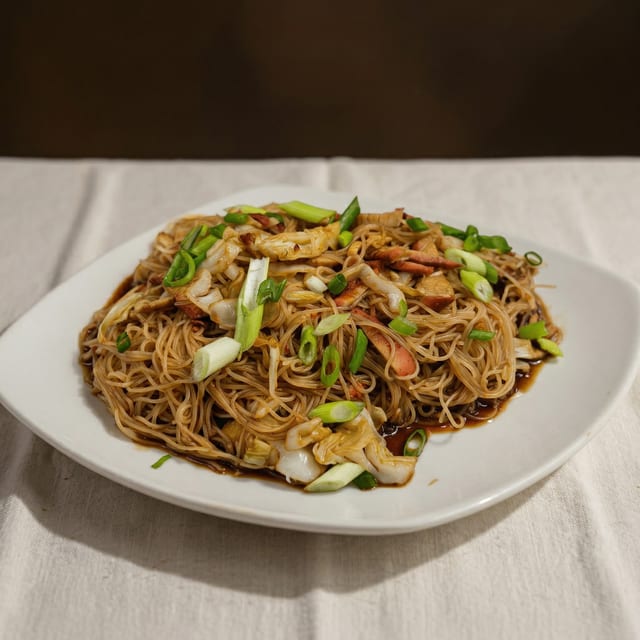 Roast Pork Chow Mai Fun.