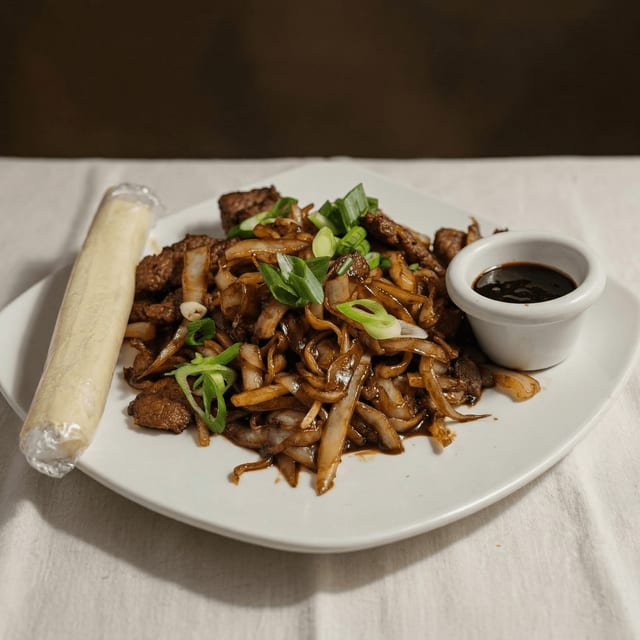 Moo Shu Beef.