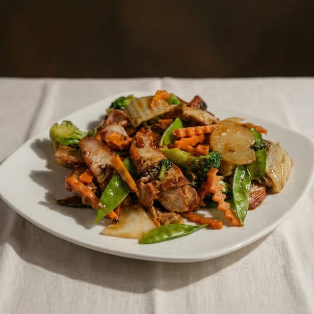 Chicken with Chinese Vegetable.